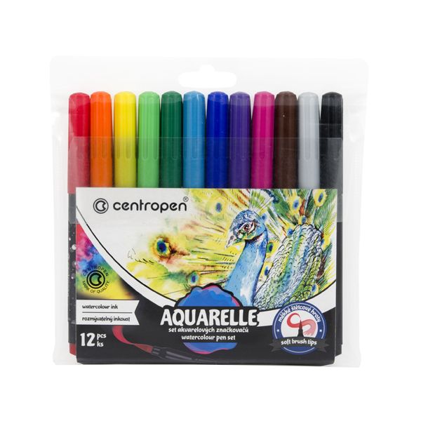 Fixy CENTROPEN 8683 Aquarelle - sada 12 ks