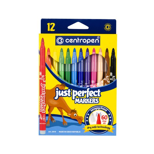 Fixy CENTROPEN 2510 Just Perfect, sada 12 ks