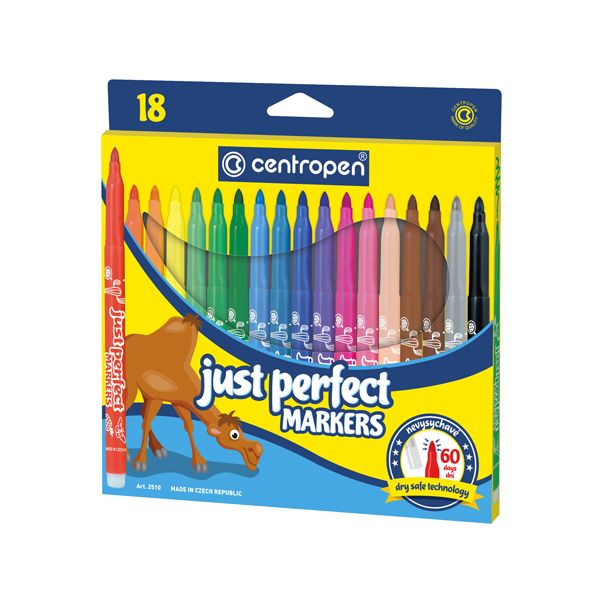 Fixy CENTROPEN 2510 Just Perfect, sada 18 ks