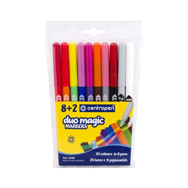 Fixy CENTROPEN 2599 Duo Magic - sada 8+2 ks