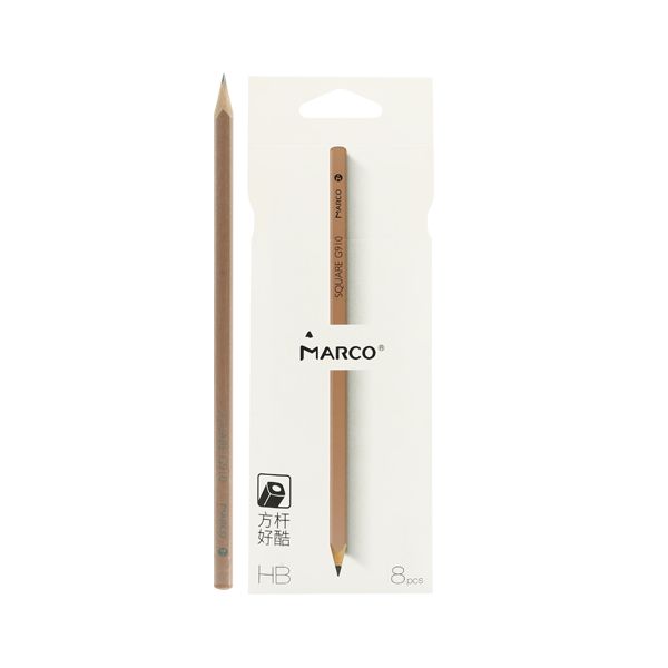 Ceruzka grafitová MARCO HB, sada 8 ks