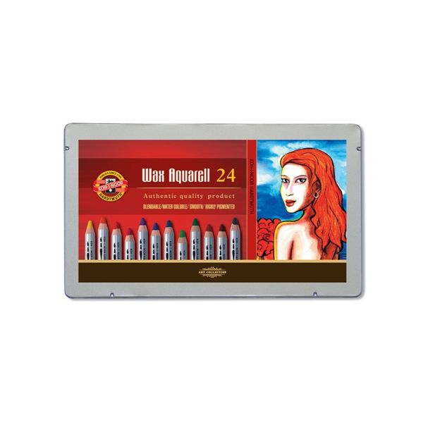 Voskovky KOH-I-NOOR Aquarell 24 ks