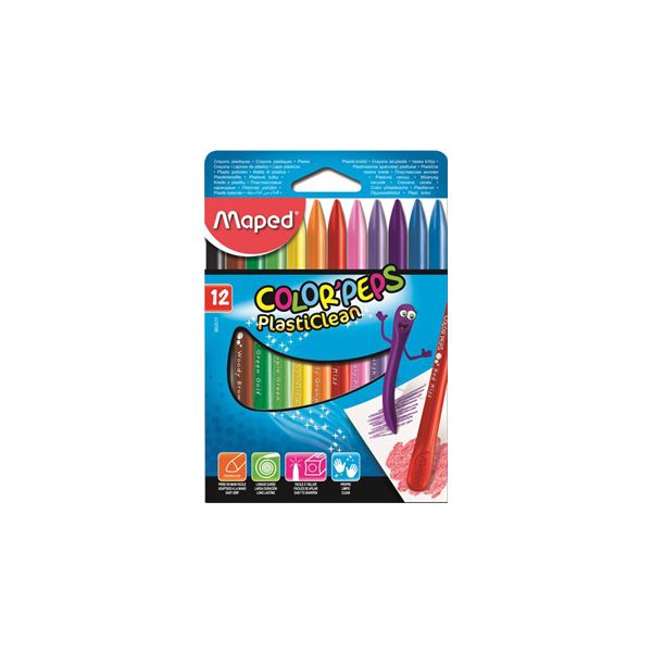 Voskovky MAPED "COLOR`PEPS", 12 ks