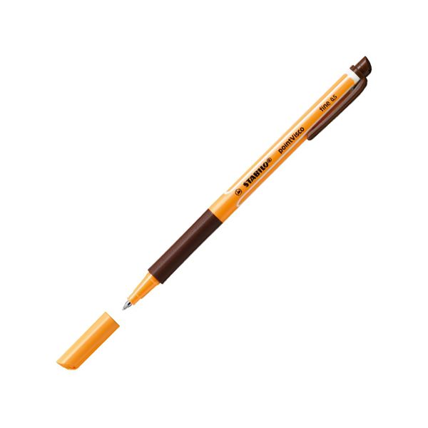 Roller gélový STABILO pointVisco hnedý