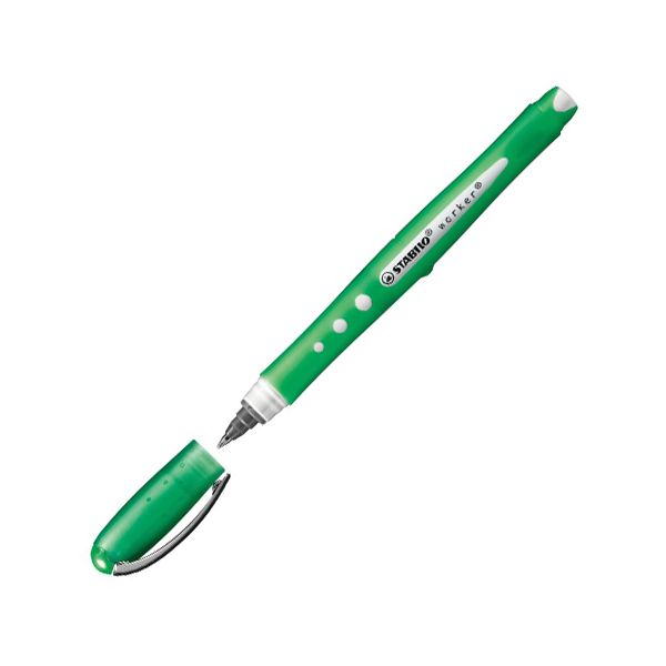 Roller guľôčkový STABILO worker zelený