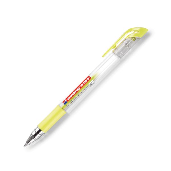 Gélový roller Edding 2185 metalický pastelovo žltý