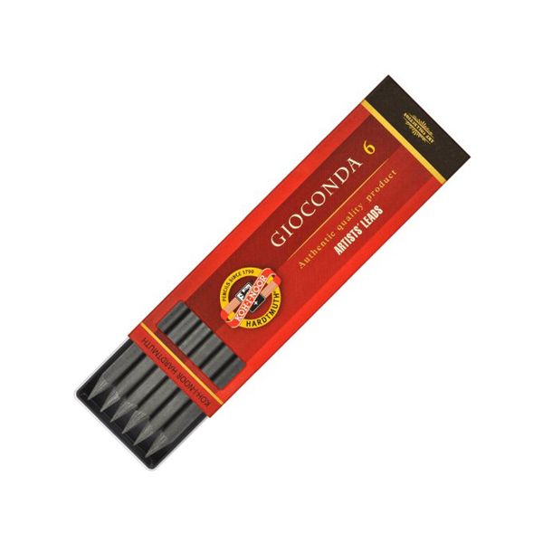 Grafitové tuhy KOH-I-NOOR 4B / 5,6 mm, 6 ks