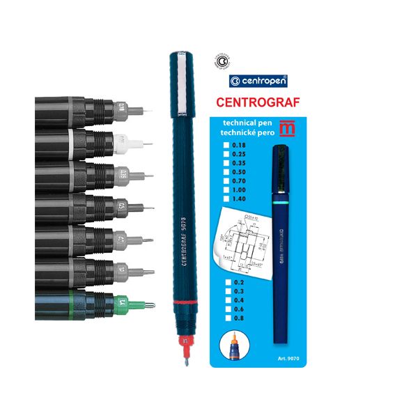 Pero technické CENTROPEN Centrograf 9070/1 BL-1,40