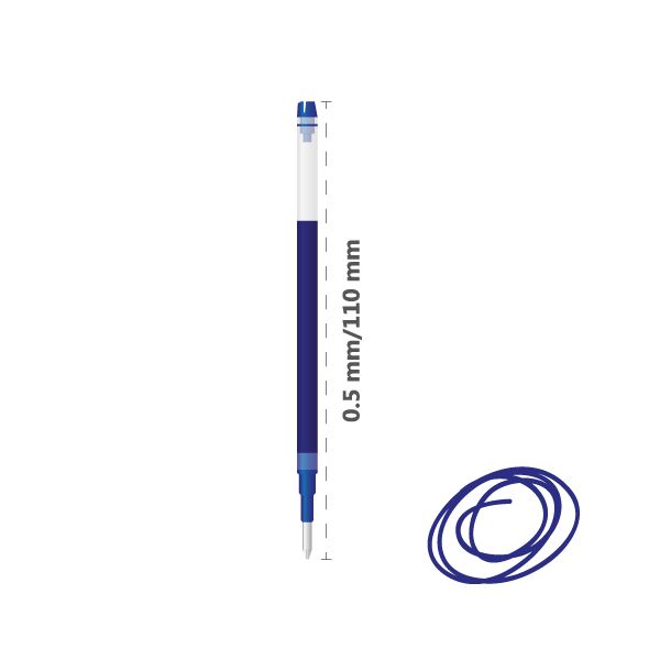 Náplň pre rollery PILOT V5 RT 0,5 mm - modrá