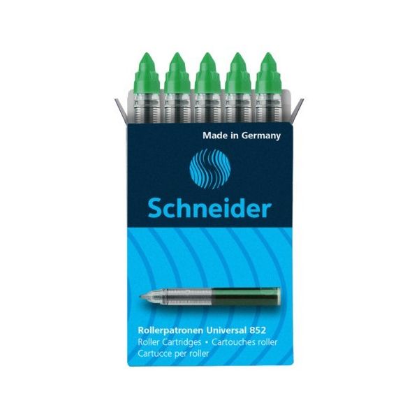 Bombičky do rollerov Schneider 852/5ks - zelená náplň