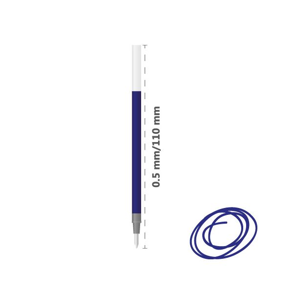 Náplň gélová PILOT G-1 0,5 mm - modrá