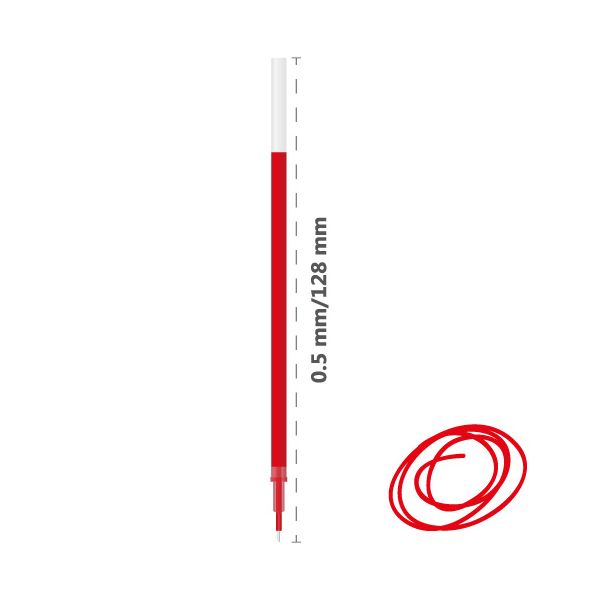 Náplň gélová DONG-A JellZone 0,5 mm - červená