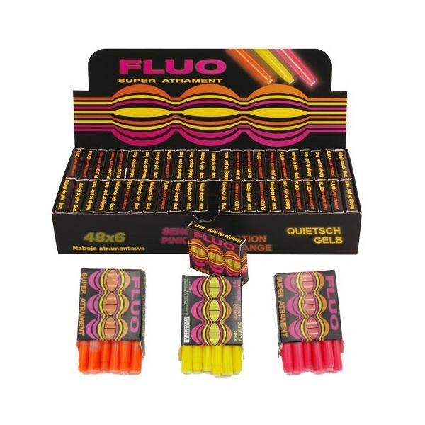 Bombičky CRESCO 6 ks - fluo