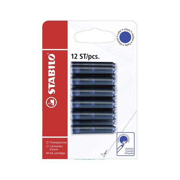 Bombičky STABILO blister 12ks, modré