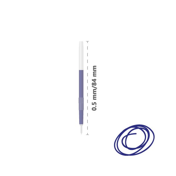 Náplň guľôčková Herb 330 0,5 mm, modrá