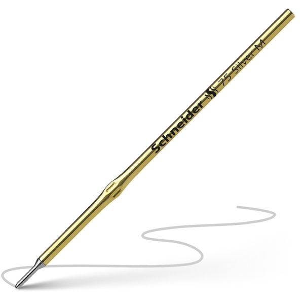Náplň guľôčková Schneider 75 Silver M 0,5 mm - strieborná