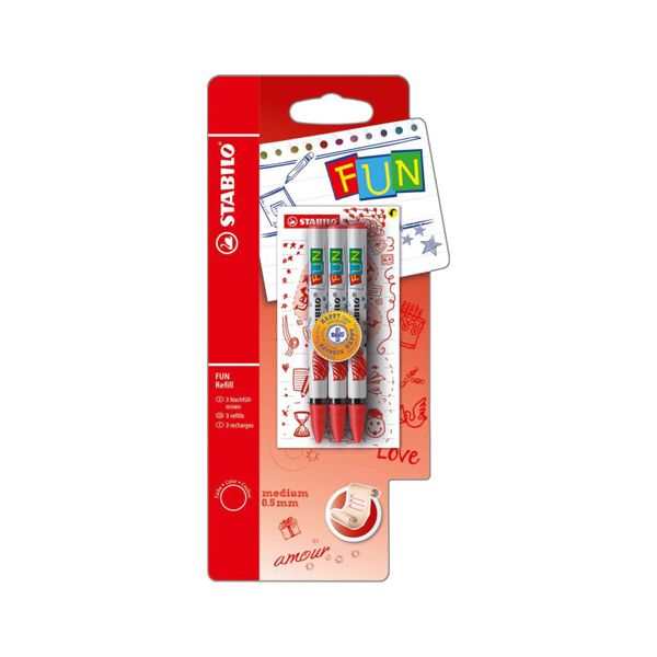 Náplň do guľôčkového pera STABILO FUN 0,5 mm - mix