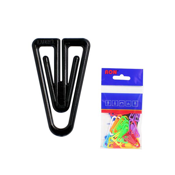 Listové spony plastové 623, tvar V, 35 mm (10ks)