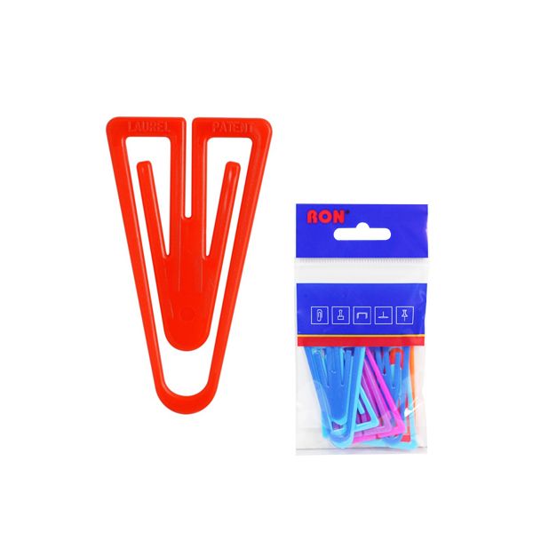 Listové spony plastové 624, tvar V, 60 mm (10ks)