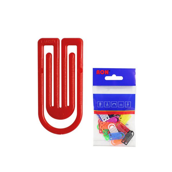 Listové spony plastové 631, oblá, 27 mm (30ks)