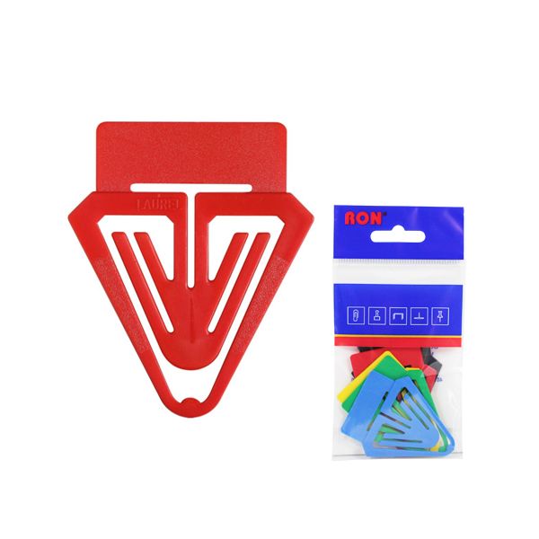 Listové spony plastové 662, popisovací, 40 mm (10ks)