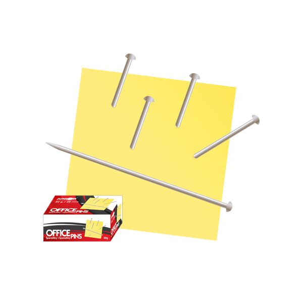 Špendlíky kancelárske JUNIOR, 28 mm/50 g