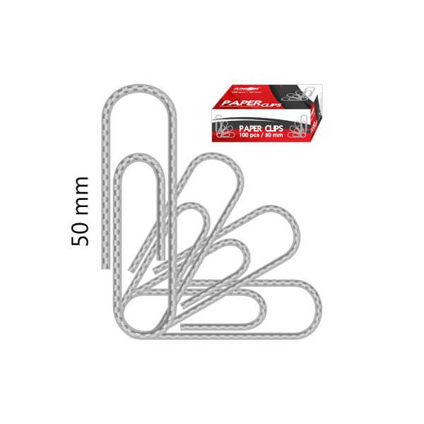 Spony vrúbkované/poniklované JUNIOR, 50 mm/100 ks