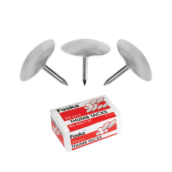 Pripináčiky FOSKA ponikl. 50 ks