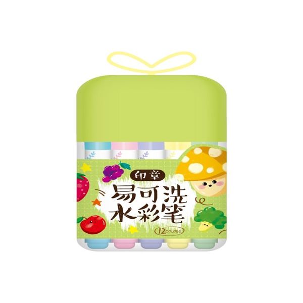 Fixy vodové s pečiatkou - sada 36 ks