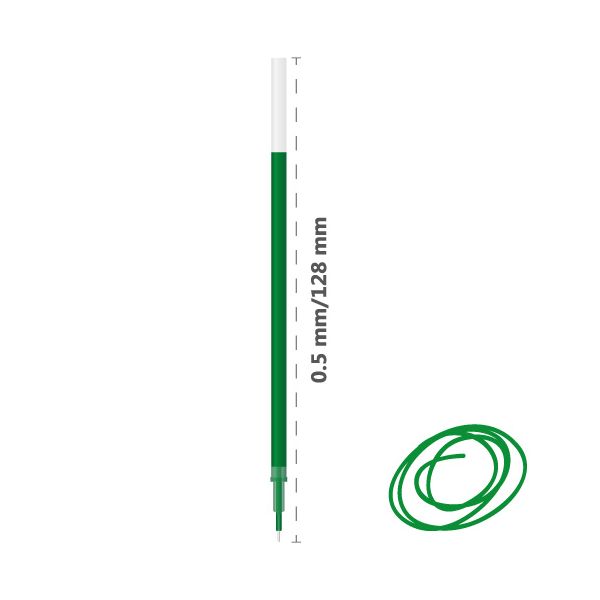 Náplň gélová DONG-A JellZone 0,5 mm - zelená