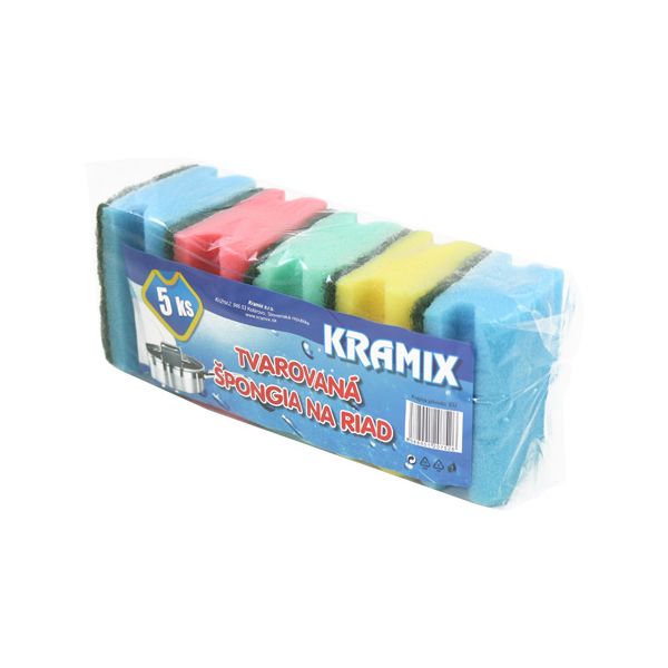 Hubka na riad tvarovaná, sada 5 ks