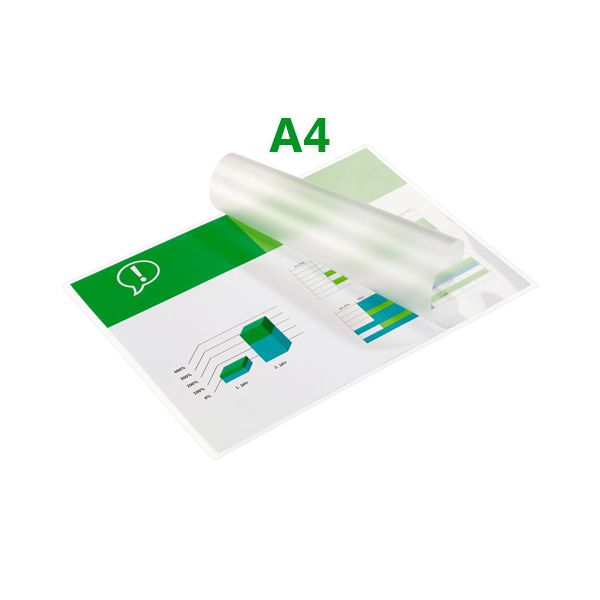 Laminovacie fólie za tepla A4, 80 mikr,lesklá, 100ks/bal