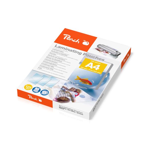Laminovacie fólie Peach  A4 216x303mm, 125mic (100ks)