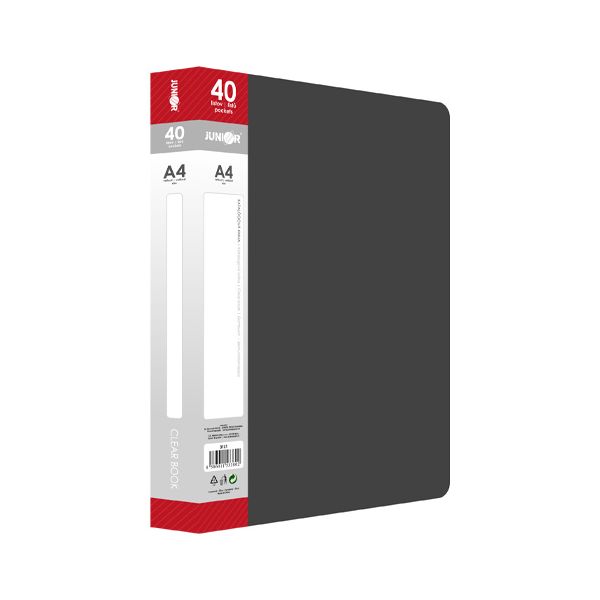 Katalógová kniha A4/40 listová, čierna