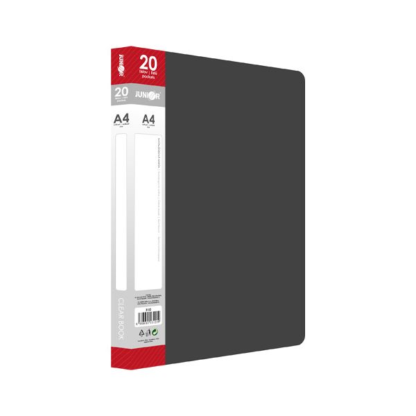 Katalógová kniha A4/20 listová, čierna