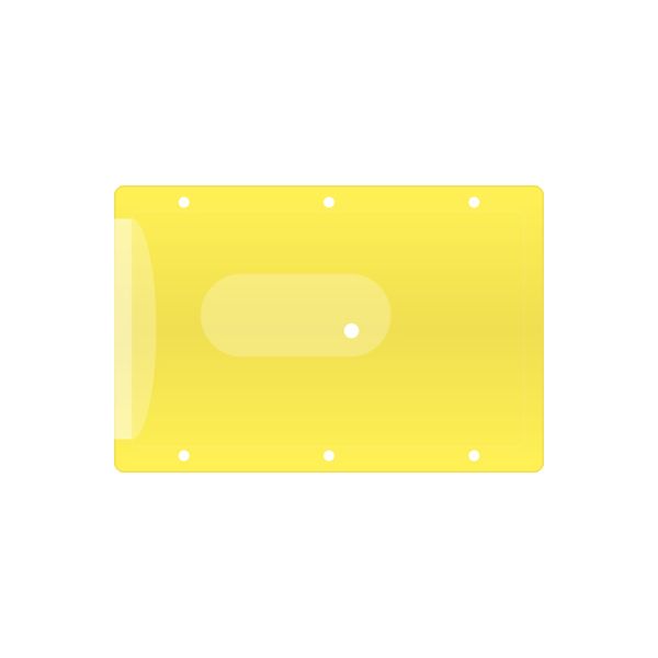 Obal na kreditnú kartu - žltá