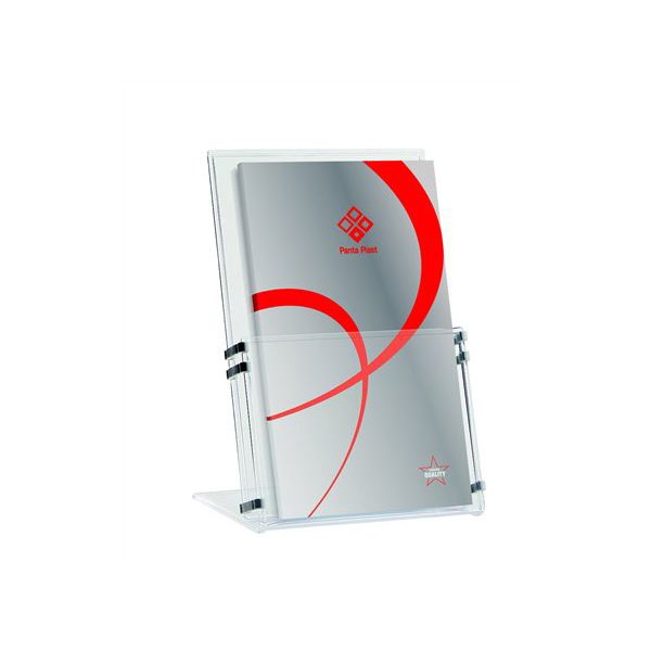 Stojan na prospekty, stolový, A5, PANTA PLAST