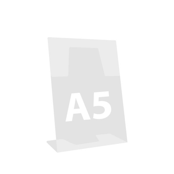 Stojan na dokumenty "L", naklonený, A5 148x210 mm