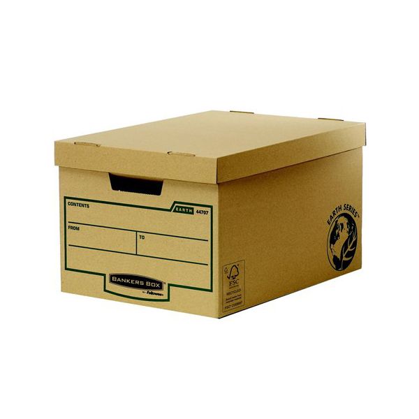 Archívny kontajner, kartónový, veľký, "BANKERS BOX® EARTH SERIES by FELLOWES®"