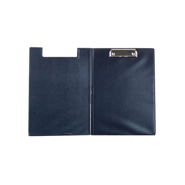 Podložka na písanie, s príklopom, A4, čierna