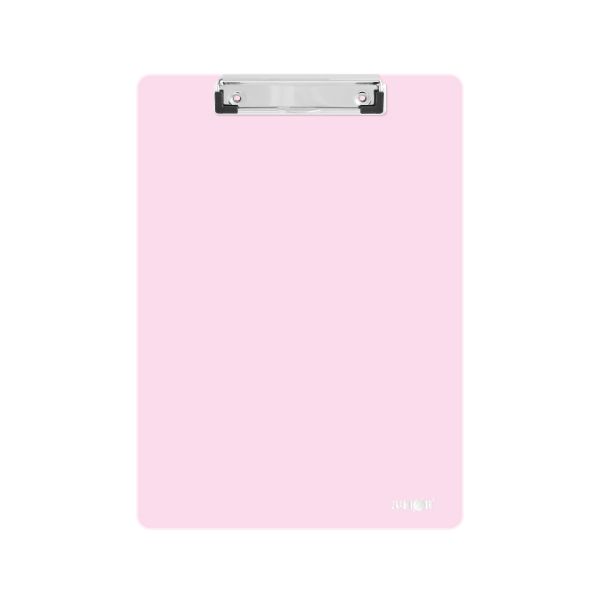 Podložka na písanie s klipom PP/A4, pastelovo ružová
