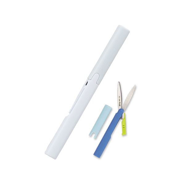 Nožnice vreckové PLUS SC-130PF 5"/13,5 cm - biele