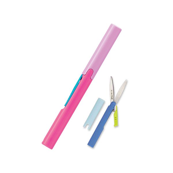 Nožnice vreckové PLUS SC-130P 5"/13,5 cm - ružové