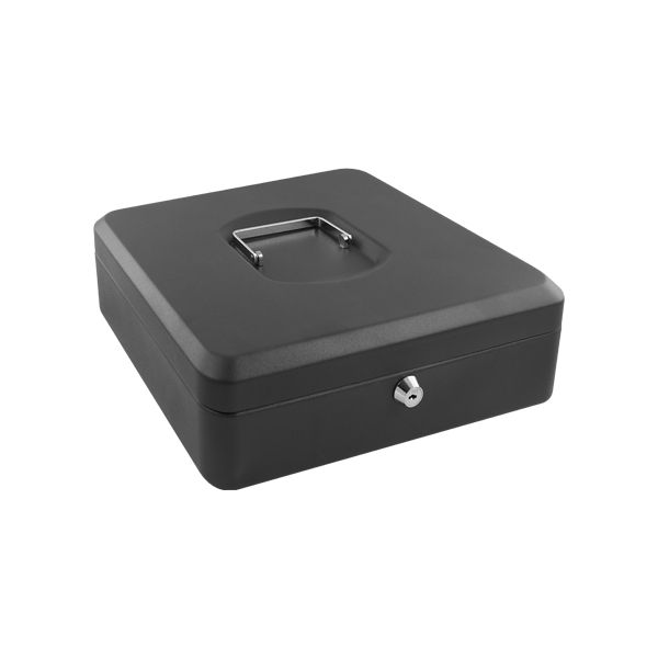 Pokladňa kovová 10" - čierna