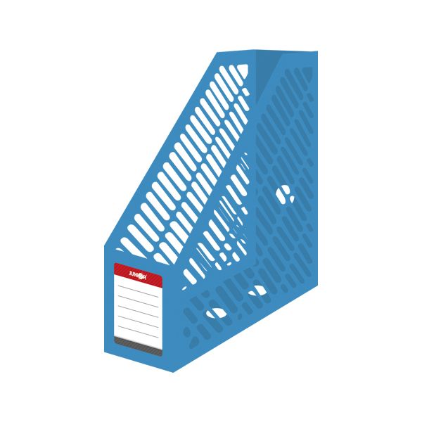 Stojan na časopisy A4 JUNIOR skladací - modrý