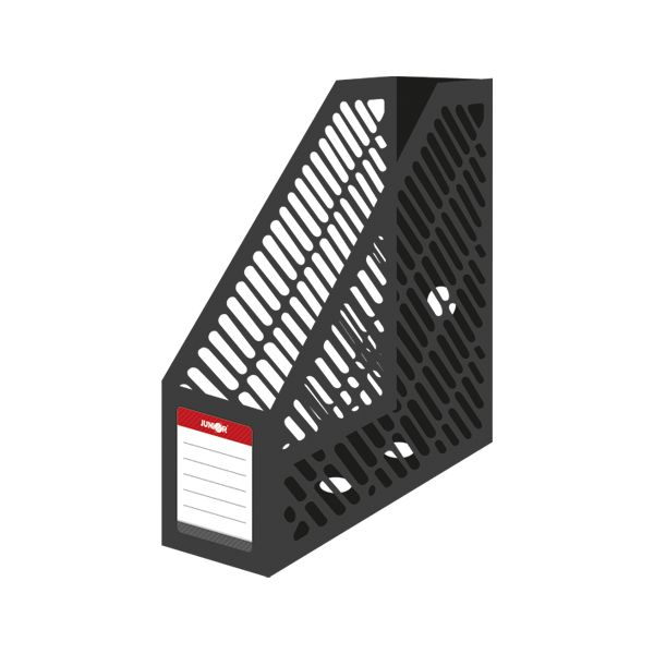 Stojan na časopisy A4 JUNIOR skladací - čierny