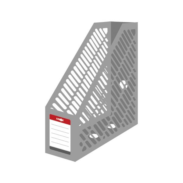 Stojan na časopisy A4 JUNIOR skladací - šedý