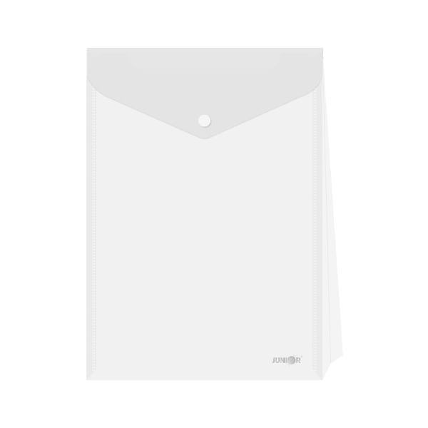 Obal s patentkou - rozšíriteľný PP/A4 Up, priehľadný/transparentný