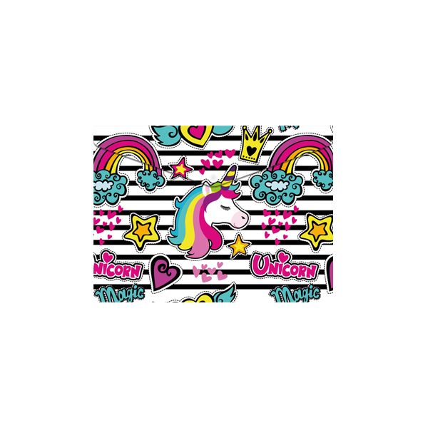 Obal PP s patentkou A5, Magic Unicorn