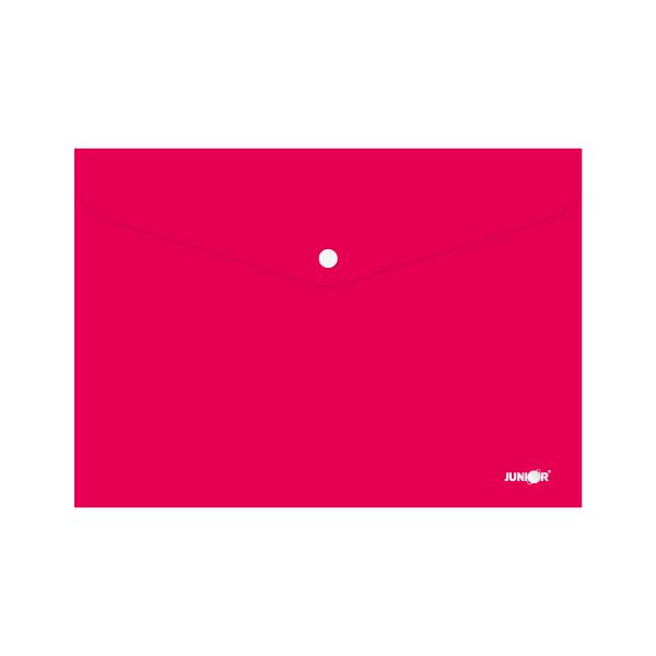 Obal s patentkou PP/A4, červený